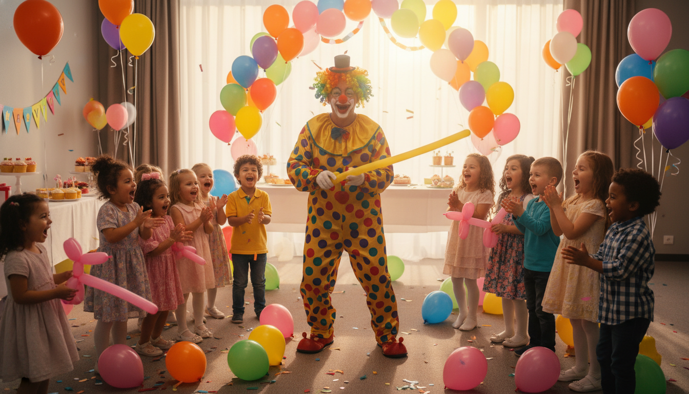 Thuê Chú Hề Vặn Bóng. Ảnh 1